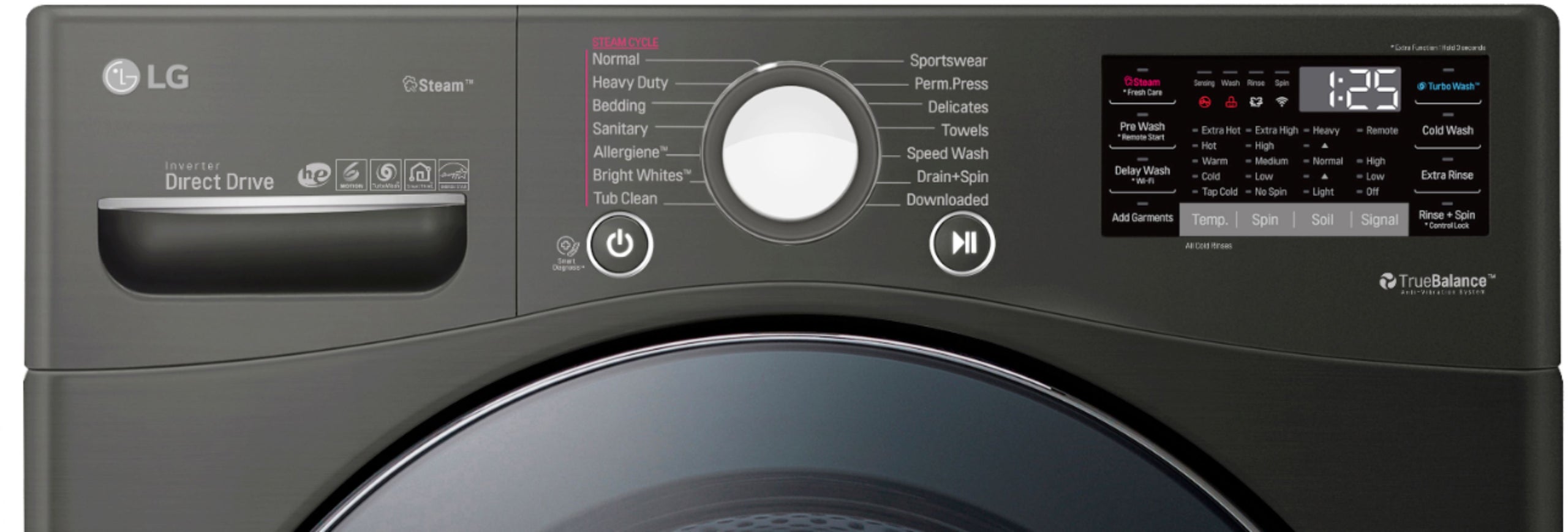 Lg washer model wm3900hba top